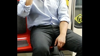 Cute Guy Bulge Subway thumbnail