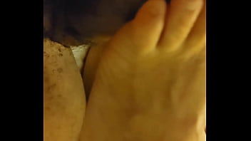 Busty milf footjob & fucked doggystyle