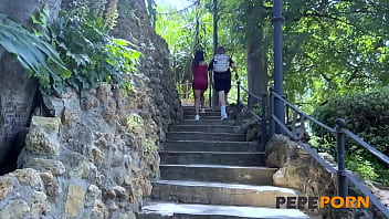 Sex tourism in seville a nymphomaniac latina fucks a friend on the street for pepeporn
