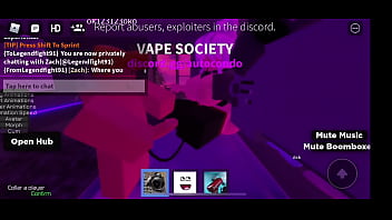 Girl gets pussyfucked by noob in roblox