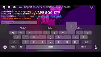 Girl gets pussyfucked by noob in roblox