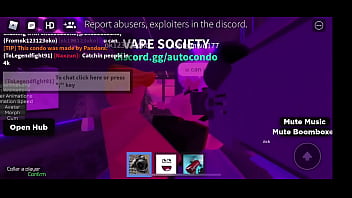 Girl gets pussyfucked by noob in roblox