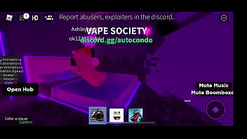 Girl gets pussyfucked by noob in roblox