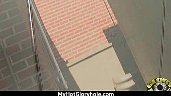 White slut huge cock gloryhole 20