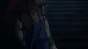 Novinho do cabelo roxo com franceiis