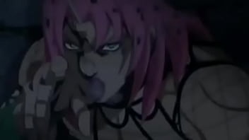 Novinho do cabelo roxo com franceiis