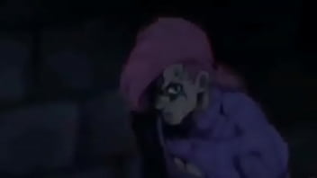 Novinho do cabelo roxo com franceiis Novinho do cabelo roxo com franceiis