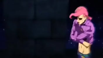 Novinho do cabelo roxo com franceiis