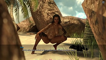 Step sisterly lust #39 busty latina milf pissing on the beach completely nude