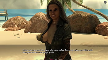 Step sisterly lust #39 busty latina milf pissing on the beach completely nude