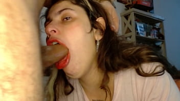 Petite slut in rough facefuck and creamy anal farting show