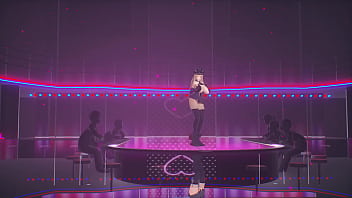 Kancolle ship bismarck shaking her ass to the audience