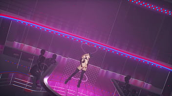 Kancolle ship bismarck shaking her ass to the audience