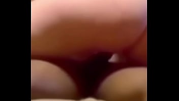 Hottie rubbing her pussy riding a big dick