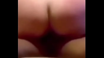 Hottie rubbing her pussy riding a big dick