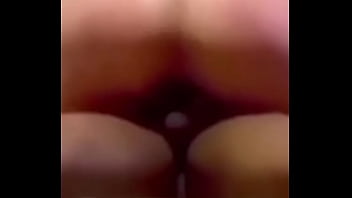 Hottie rubbing her pussy riding a big dick