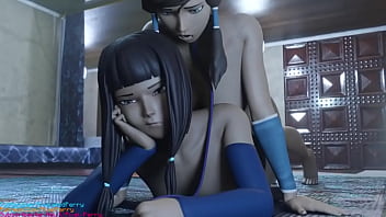 Korra x eska by pixel perry