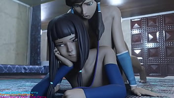 Korra x eska by pixel perry