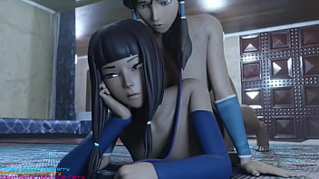 Korra x eska by pixel perry