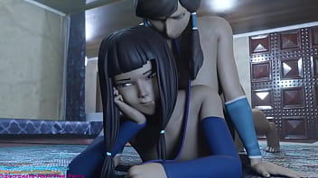 Korra x eska by pixel perry