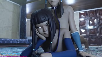 Korra x eska by pixel perry