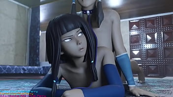 Korra x eska by pixel perry