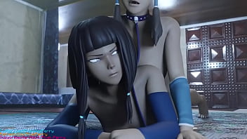 Korra x eska by pixel perry