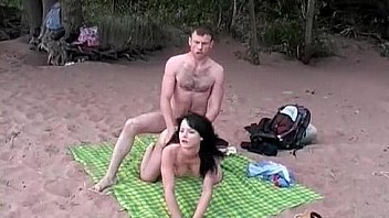 Hot and horny girl blows her boyfriend