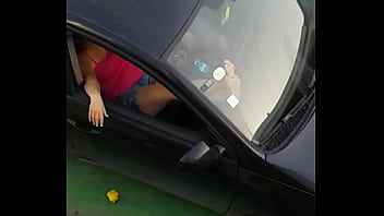 Sexy arab girl horny in public