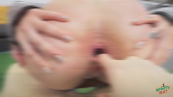 Beautiful young babe working out round ass perky tits puffy cameltoe and a surprise at the end