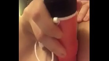 Country girl attempts to double penetrate herself with toys