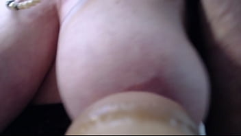 766 Blue Eyed Dawnskye Is Enjoying Having Her Pussy Ate Pov So Much That She Brings Her Fat Dildo Into Play And Sticks It To His Chin thumbnail