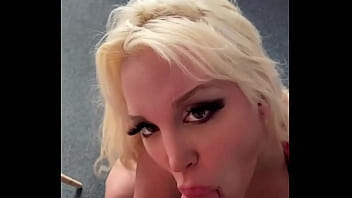 Pov blowjob to my friend till he cums on my mouth blondie fesser
