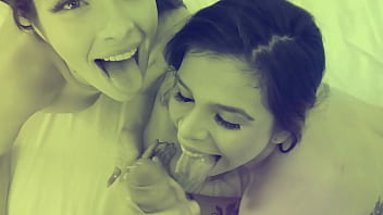 Sexy teen mexican pornstars fucking my huge cock rough threesome