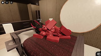 Demon couple having sex in roblox