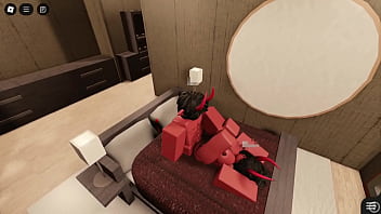 Demon couple having sex in roblox