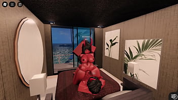 Demon couple having sex in roblox