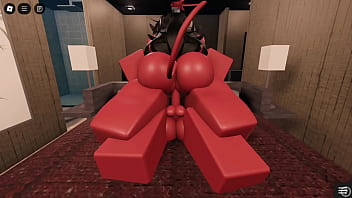 Demon couple having sex in roblox