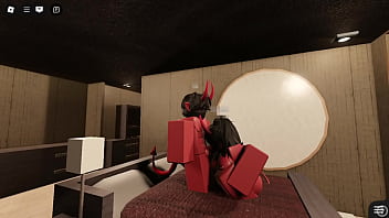 Demon couple having sex in roblox