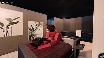 Demon couple having sex in roblox