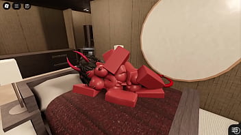 Demon couple having sex in roblox