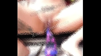 Jugando con mi nuevo dildo