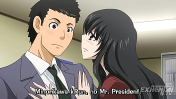 Mi compañera de trabajo madura se pone cachonda follando en el trabajo hentai subtitulado