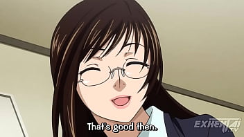 Mi compañera de trabajo madura se pone cachonda follando en el trabajo hentai subtitulado