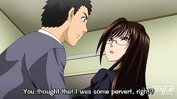 Mi compañera de trabajo madura se pone cachonda follando en el trabajo hentai subtitulado