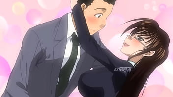 Mi compañera de trabajo madura se pone cachonda follando en el trabajo hentai subtitulado