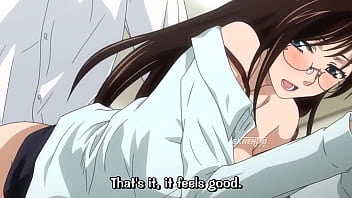 Mi compañera de trabajo madura se pone cachonda follando en el trabajo hentai subtitulado