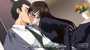 Mi compañera de trabajo madura se pone cachonda follando en el trabajo hentai subtitulado