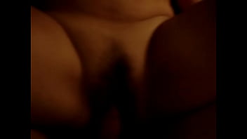 Tits jiggle on a white trash slut