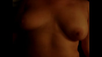 Tits jiggle on a white trash slut